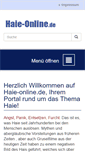 Mobile Screenshot of haie-online.de