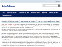 Tablet Screenshot of haie-online.de